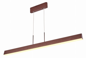 Coconut lampa wisząca 100x8 28w led brązowy 4000k apeti
