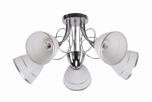 Elotte lampa sufitowa 5x40w e27 biały