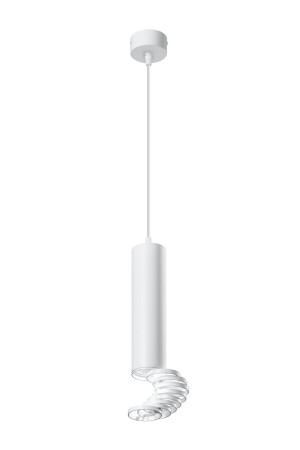 Lampa wisząca tuba 1x50w gu10 6/30 biał