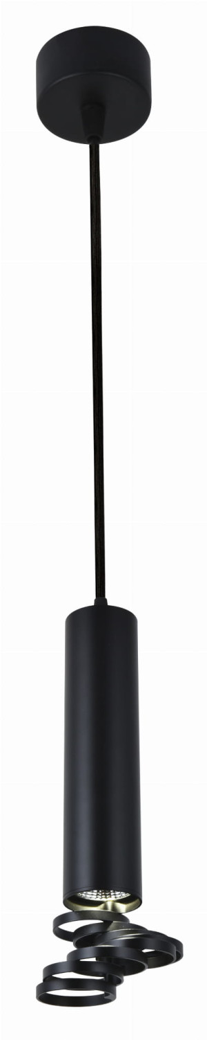Lampa wisząca tuba 1x50w gu10 5,8/30 czarny