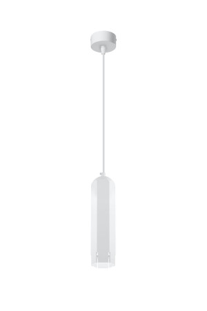 Lampa wisząca tuba 1x50w gu10 6,3/25 biały