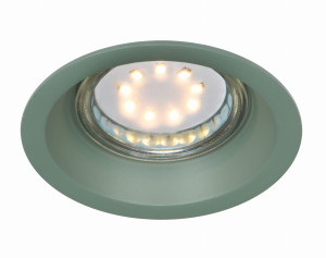 Sa-12 gr gu10 max 35w 230v oczko sufitowe lampa sufitowa kolor zielony aluminiowa