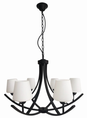 Londyn lampa wisząca 6x60w e27 czarny