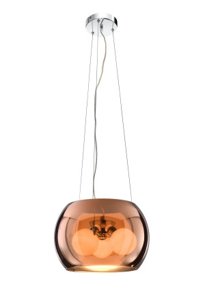 Gemo lampa wisząca 30 3x40w g9 szklany złoty