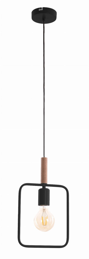 Frame lampa wisząca 1x60w e27 czarny