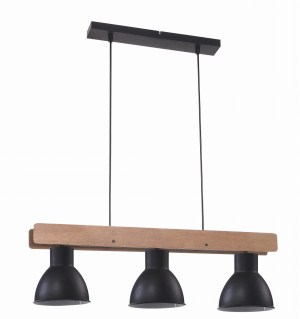 Vario lampa wisząca 3x60w e27 czarny