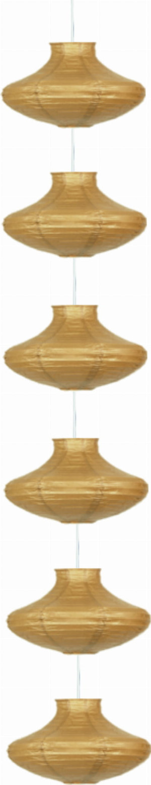 Griff - zwis /6 papierowy śr.25 cappucino e-14 6x40w