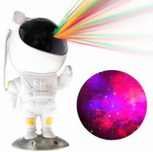 Projektor LED Lampka Nocna Astronauta Gwiazdy Mgławica Rzutnik Laser
