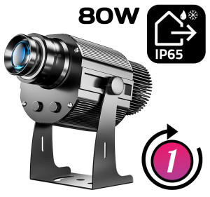 80W Reklamowy LED GOBO Projektor Logo Zewnętrzny IP 65 | Projektory logo | 