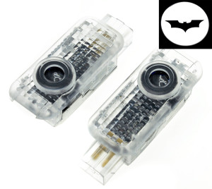 Projektor drzwi LED do Audi A3 A4 A6 Q5 Q7 – Batman Biały