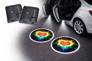 LED Projektor Rzutnik do Audi bezprzewodowy 10mm HD Wszystkie modele(S3 A4 RS5) - Kolorowe Serce