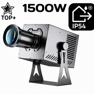 1500W MAX Power Phantom Reklamowy LED GOBO Projektor Logo Zewnętrzny IP 54 Dalekosiężny wielkogabarytowy wyświetl logo na NIBEBIE !