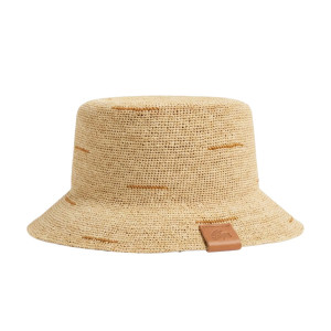 Le Szapo Bucket Sporty Raffia Orange