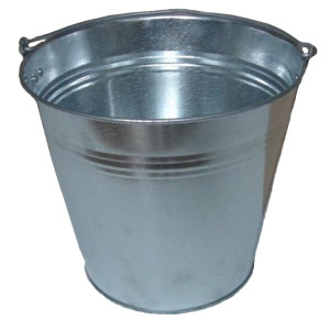 Wiadro metalowe ocynkowane 14l