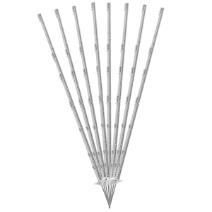 Paliki 155cm BIAŁE 40 sztuk