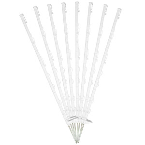 Paliki 105cm BIAŁE 10 sztuk