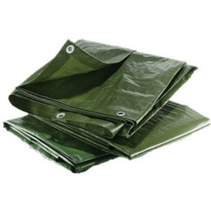 Plandeka 6x10m zielona 90g/m2 Gruba