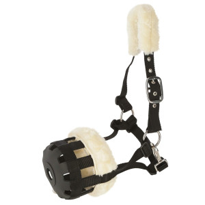 Kaganiec dla konia Teddy Fleece czarny - Covalliero Pony