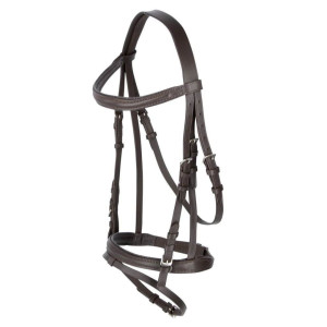 Ogłowie dla konia Standard brązowe, Covalliero Pony