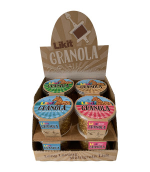 Lizawka zbożowa Likit Granola 550g mix 8 sztuk - Waldhausen
