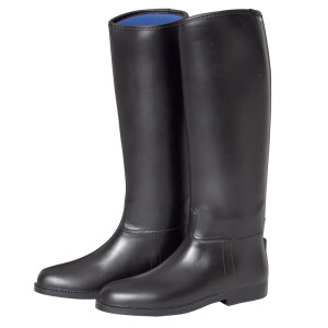 Buty jeździeckie Comfort czarne dla dzieci długie - ELT 28