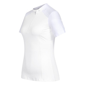 Koszulka damska Zip-Shirt Nancy zapinana - ELT XXS. Biały