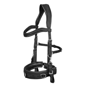 Kawecan anatomiczny skórzany Waldhausen czarny Pony