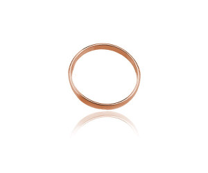 Obrączka srebrna Ahne - rose gold