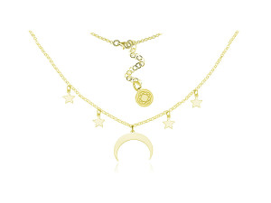 Damski Naszyjnik Choker ze Srebra pr. 925 - 24k złocenie