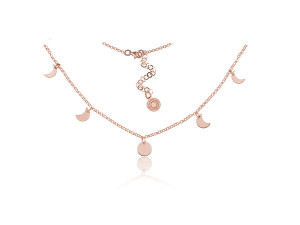 NASZYJNIK CHOKER FAZY KSIĘŻYCA - ROSEGOLD