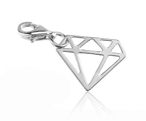 Zawieszka do bransoletek chrams diament
