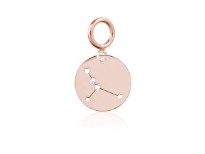 Zawieszka charms do bransoletek modułowych - znaki zodiaku - rose gold