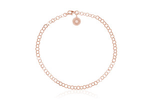Bransoletka łańcuszkowa (baza) - rose gold