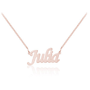 Naszyjnik z dowolnym imieniem / słowem - rose gold