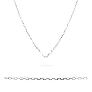 Srebrny łańcuszek splot ankier XS