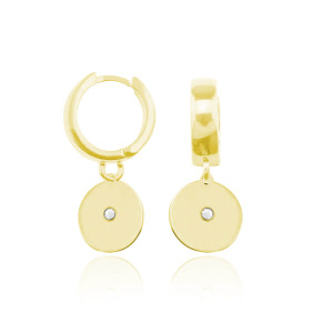 Kolczyki Danielle - kryształ Swarovski® - zawieszka do wyboru - 24k złocenie