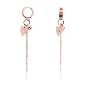Kolczyki Danielle - kryształ Swarovski® - zawieszka do wyboru- rose gold