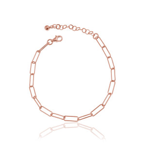 Bransoletka Margote - duże oczka - rose gold