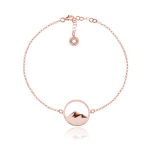 Bransoletka góry II - rose gold