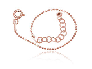 Na święta | Bransoletka Ariadna - kulki - rose gold