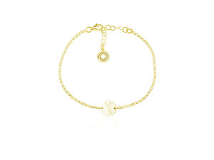 Bransoletka z małym znakiem zodiaku - 24k złocenie