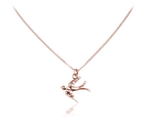 Naszyjnik z Jaskółką - rose gold