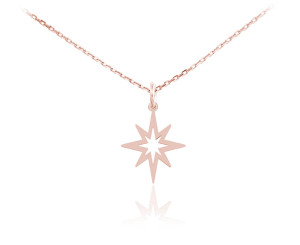 Naszyjnik Gwiazdka Stella II - rose gold