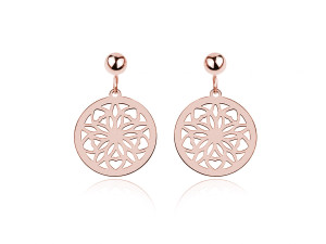 Kolczyki Rozeta Madeleine L - rose gold