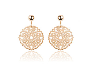 Kolczyki Rozeta Sophie - rose gold