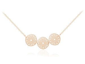 Naszyjnik Rozety Sophie - rose gold
