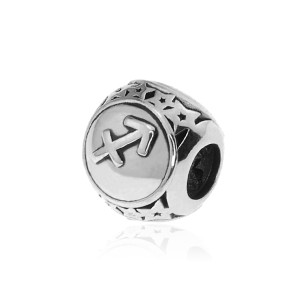 Na święta | Srebrny Charms Beads - Znak zodiaku Strzelec
