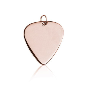 Na święta | Wisior kostka do gitary - grawer - rose gold