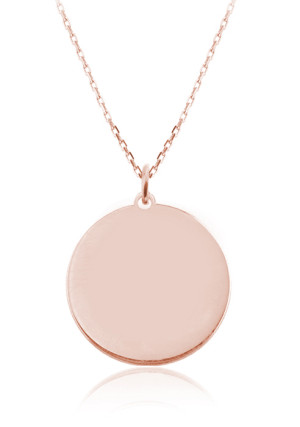 Naszyjnik Twoja Historia - Grawer - Rose Gold