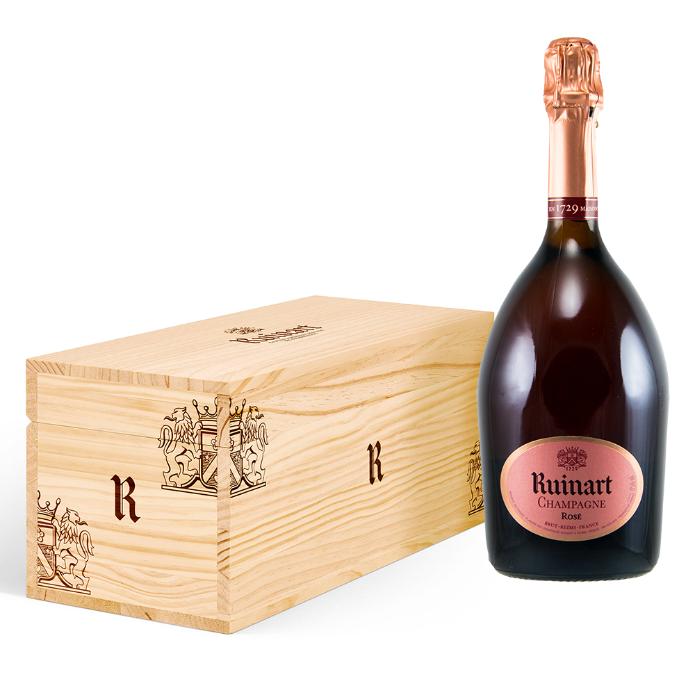 Ruinart Rose Brut 3,0 Liter Jeroboam in Holzkiste